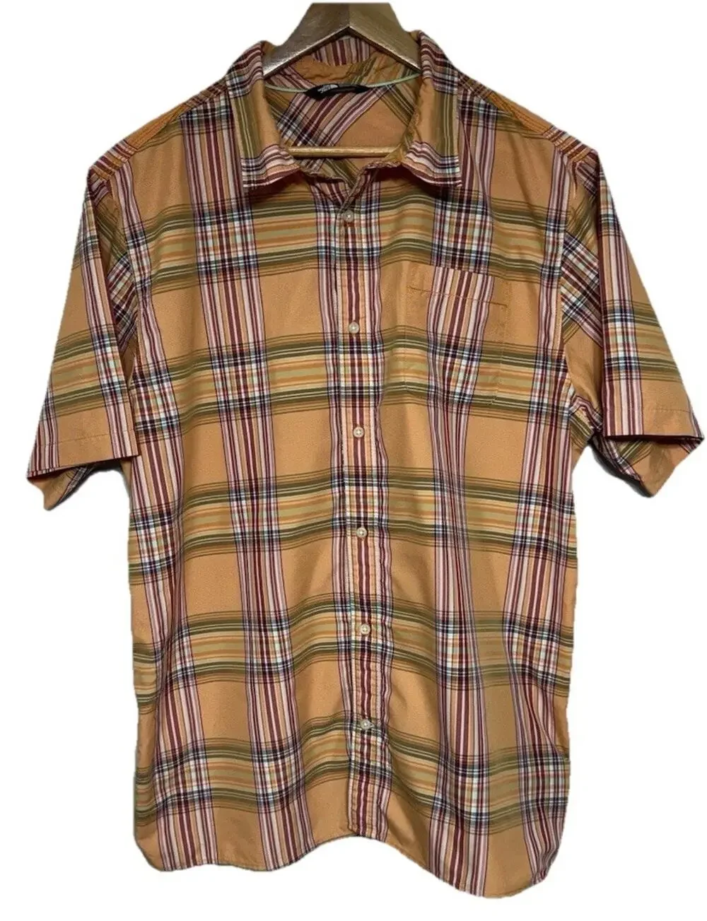 The North Face Shirt Men's XL Pacific Coast Button Down Quick Dry Short Sleeve